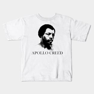 apollo creed black white Kids T-Shirt